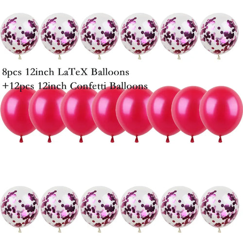 5pcs Barbie Princess Theme Foil Balloons Set Baby Shower Kids Girl